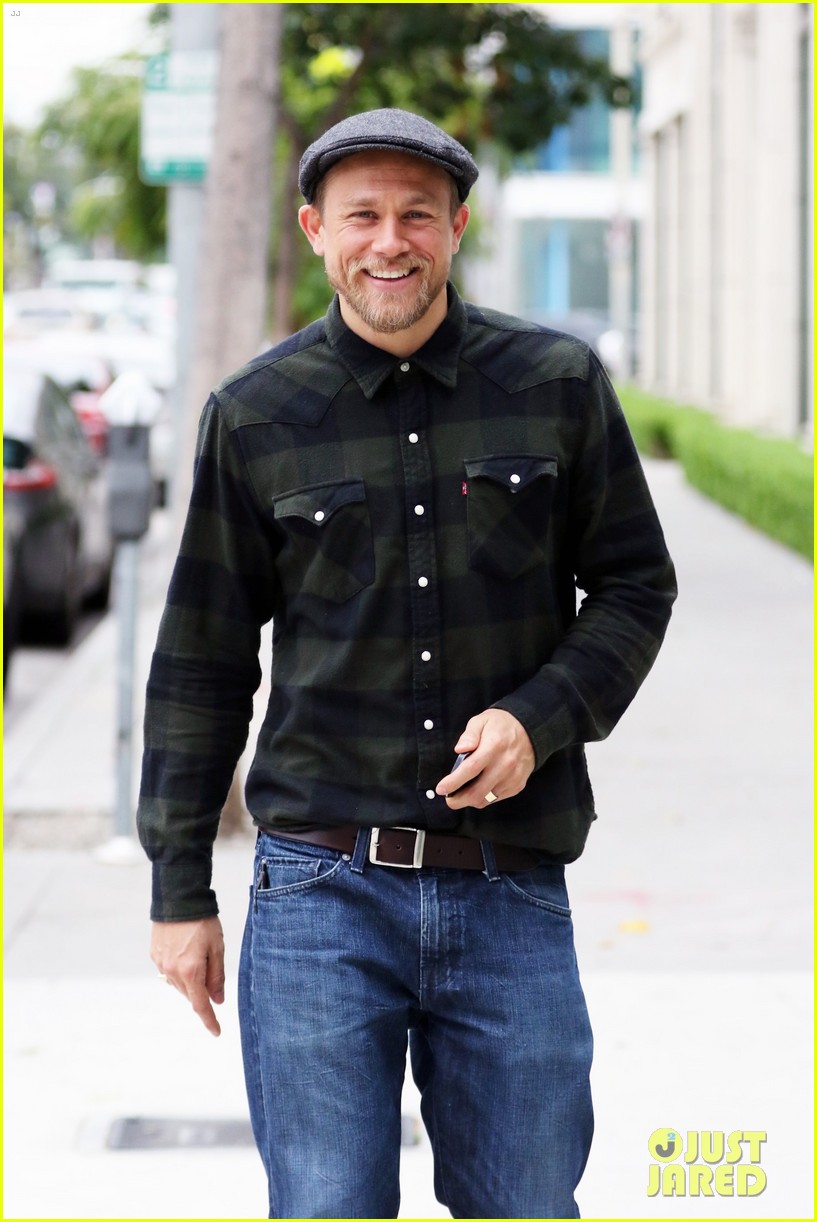 Charlie Hunnam & Morgana McNelis Are Happy As Can Be for Furniture Shopping Outing!