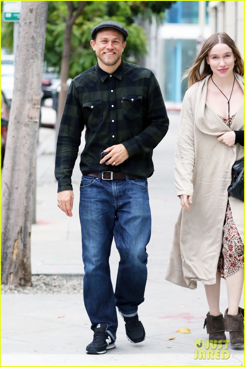 Charlie Hunnam & Morgana McNelis Are Happy As Can Be for Furniture Shopping Outing!