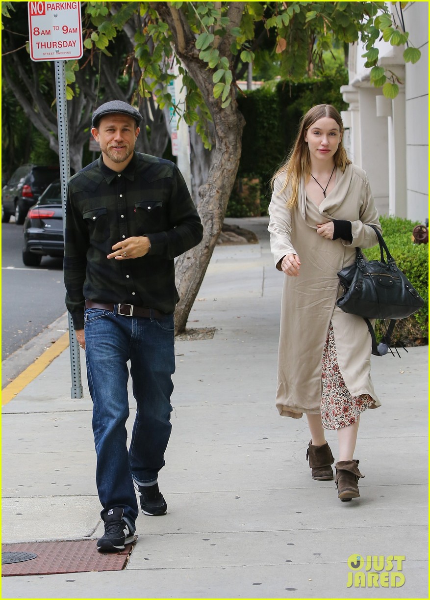 Charlie Hunnam & Morgana McNelis Are Happy As Can Be for Furniture Shopping Outing!