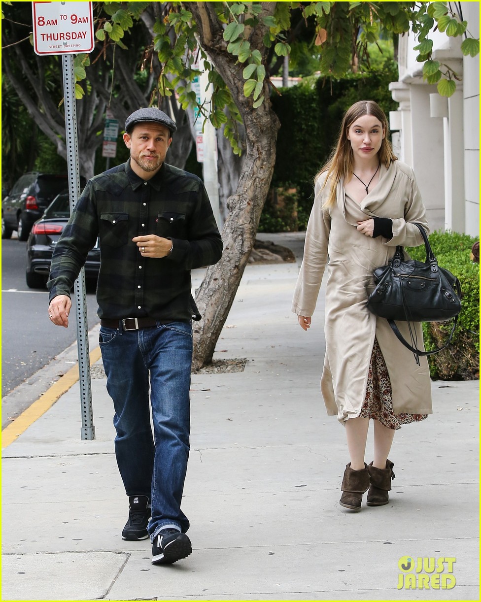 Charlie Hunnam & Morgana McNelis Are Happy As Can Be for Furniture Shopping Outing!