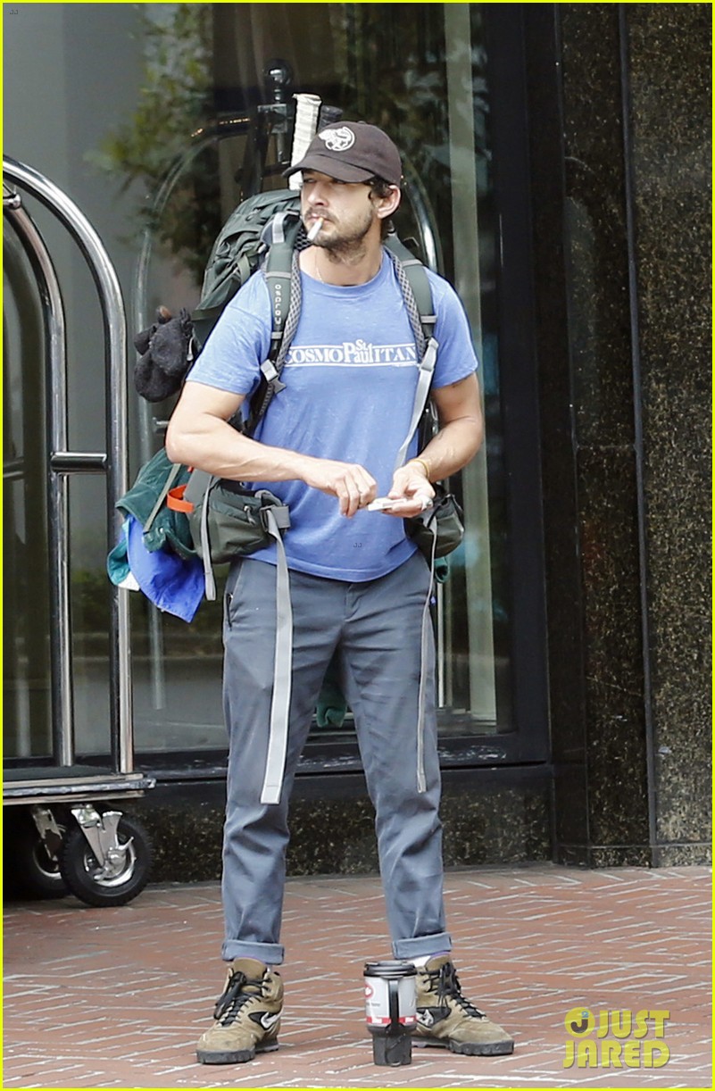 Shia LaBeouf Spotted On His Hitchhiking Trip in New Orleans | Just
