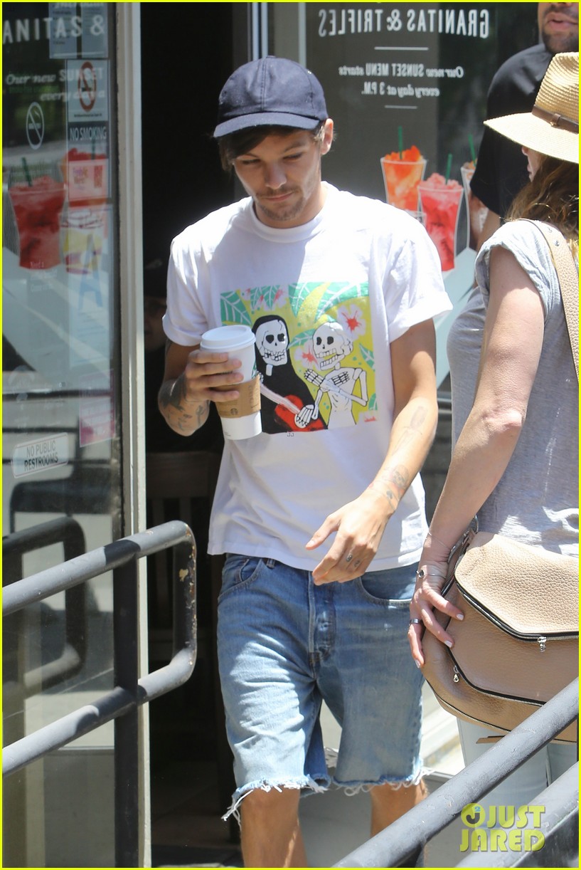 Louis Tomlinson Goes Barefoot at Starbucks, Danielle Campbell Supports 100th DCOM!
