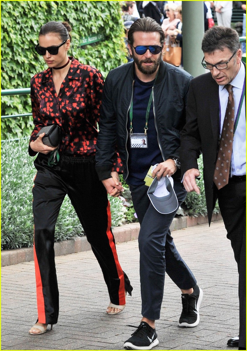 Bradley Cooper & Irina Shayk Check Out Wimbledon Again
