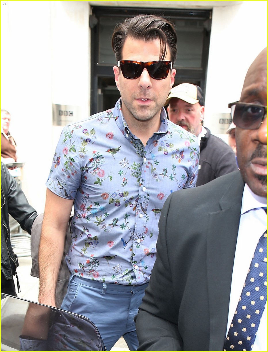 Chris Pine & Zachary Quinto Show Off Suave Style in London