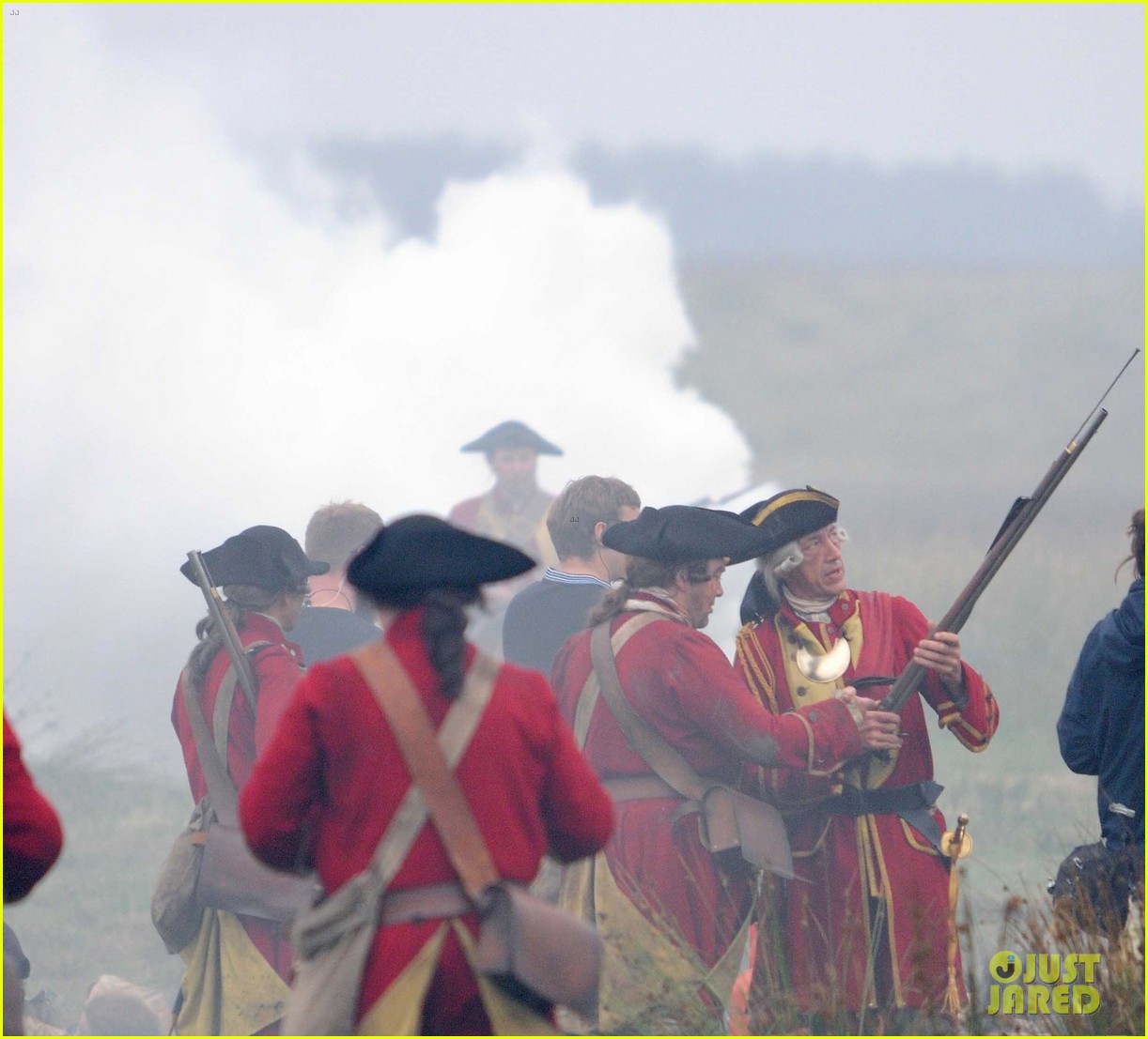 Sam Heughan Is All Bloody on 'Outlander' Season 3 Set