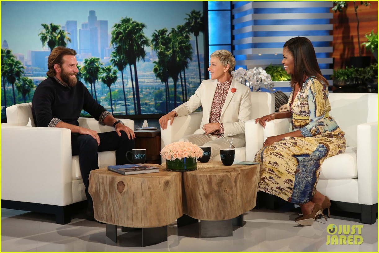 Bradley Cooper Surprises 'Ellen' Audience, Snaps Perfect Selfie with Michelle Obama - Watch Now!