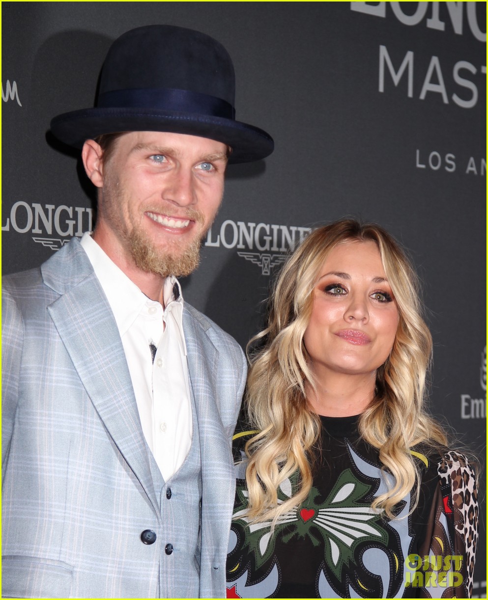 Kaley Cuoco & Boyfriend Karl Cook Make Their Red Carpet Debut At Longines Masters Gala!