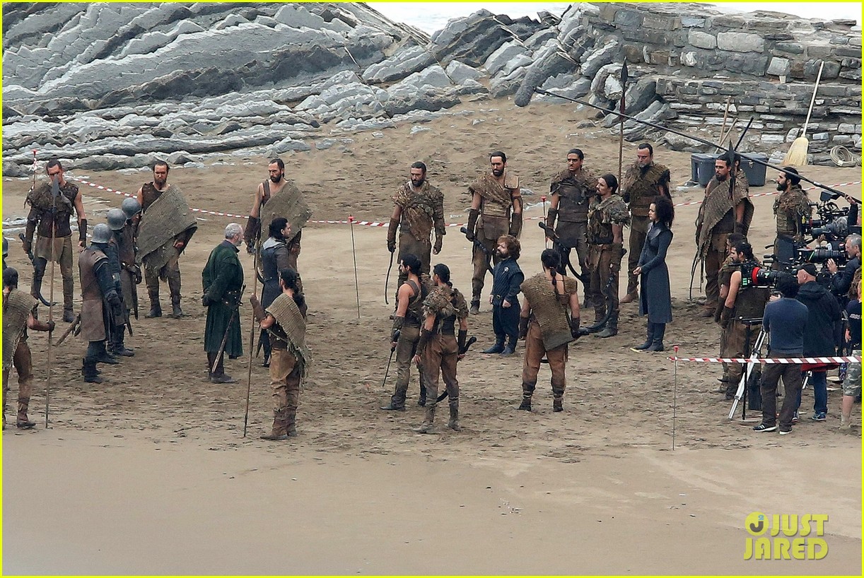 'Game of Thrones' Cast Films Beach Scene in Spain (Spoilers)