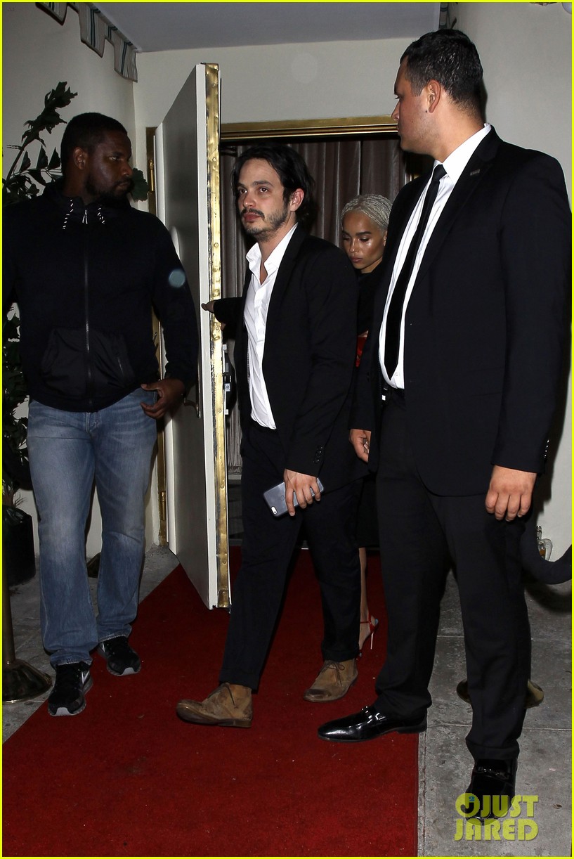 Zoe Kravitz Debuts Blonde Hair at Drake's Birthday Party