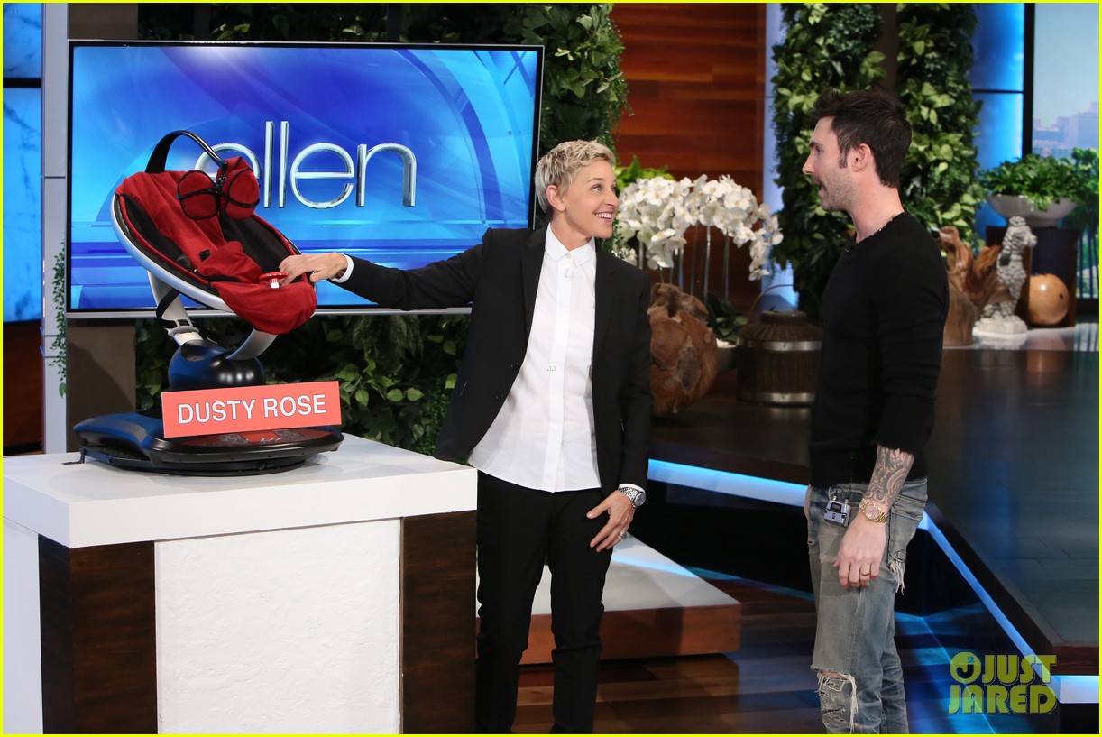 Adam Levine & Ellen DeGeneres Scare Her Audience in the Bathroom - Watch Now!