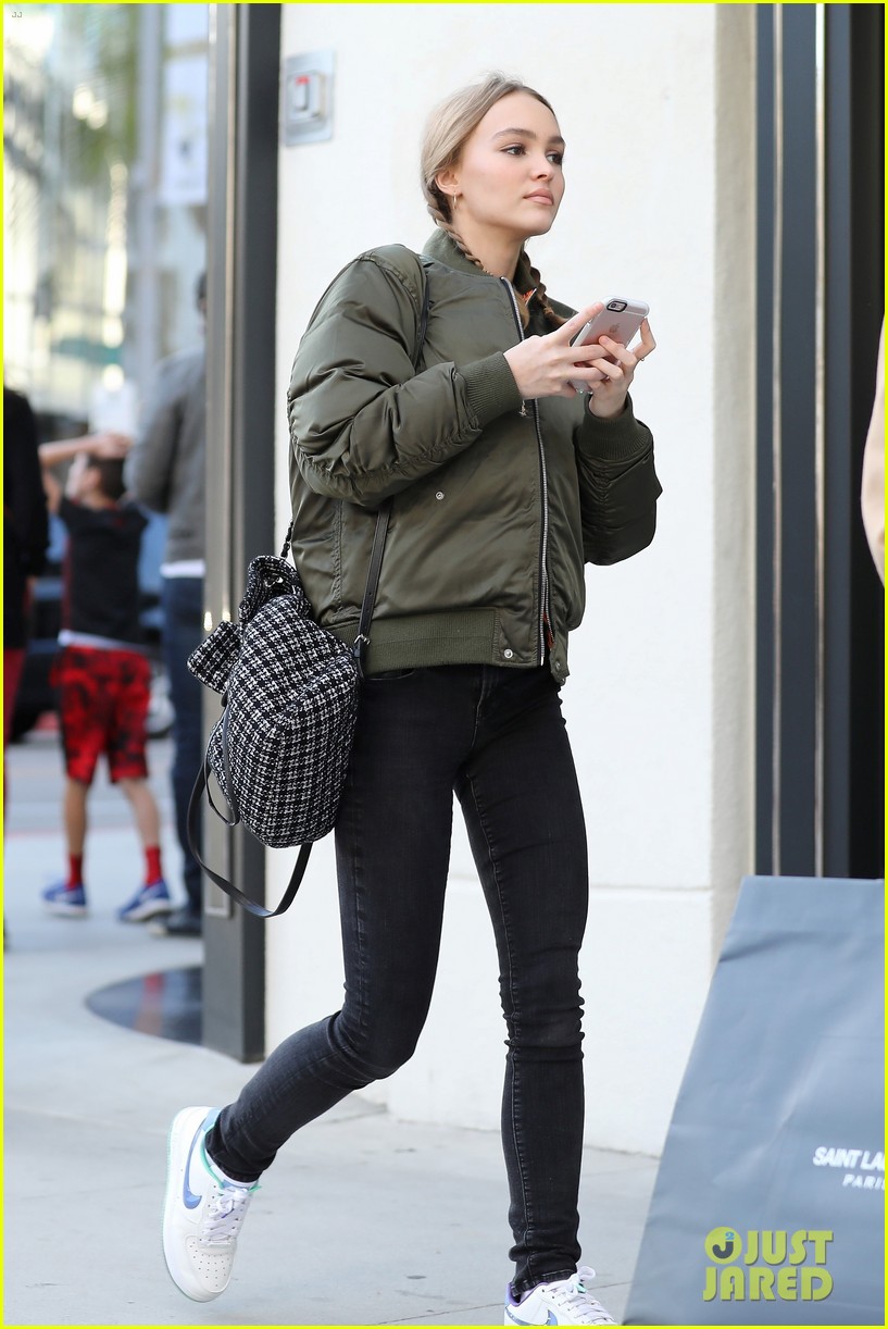 Lily-Rose Depp & Boyfriend Ash Stymest Couple Up In Beverly Hills