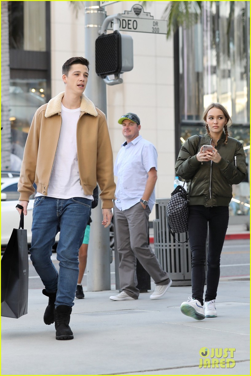 Lily-Rose Depp & Boyfriend Ash Stymest Couple Up In Beverly Hills