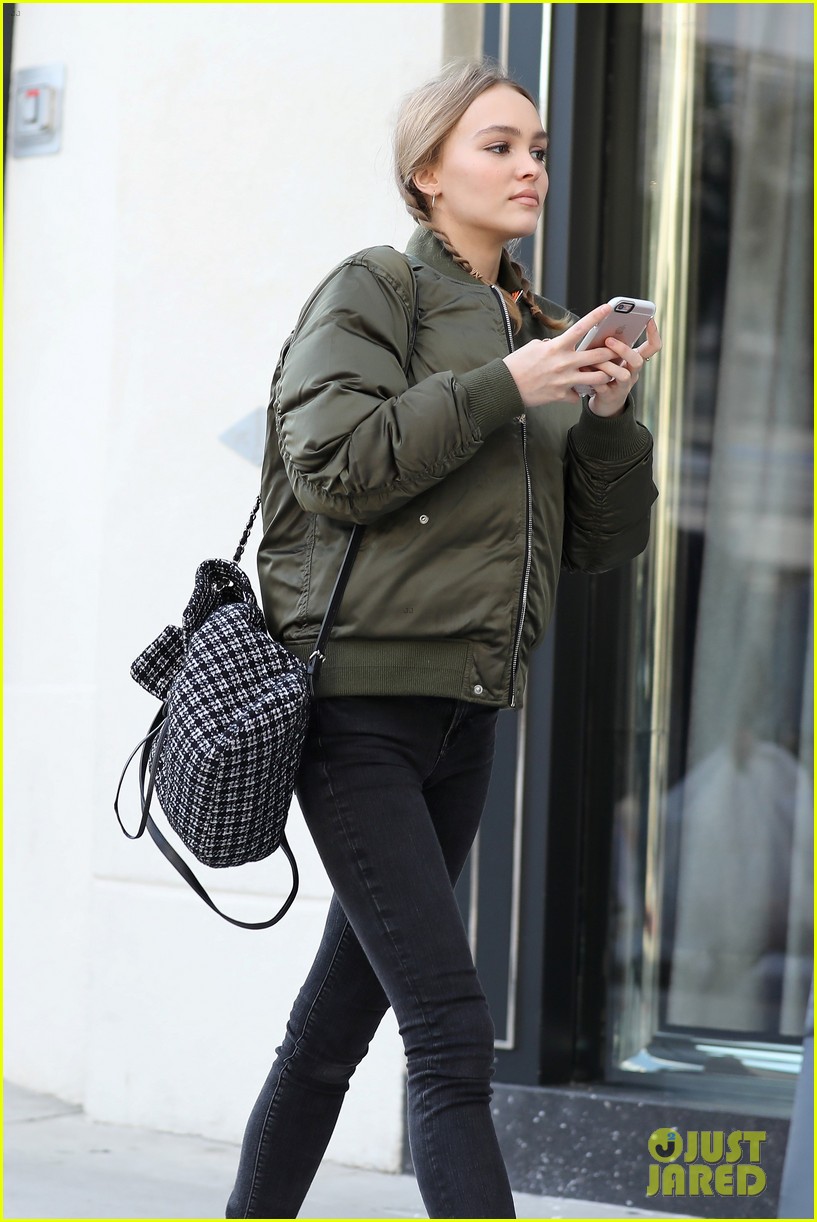 Lily-Rose Depp & Boyfriend Ash Stymest Couple Up In Beverly Hills