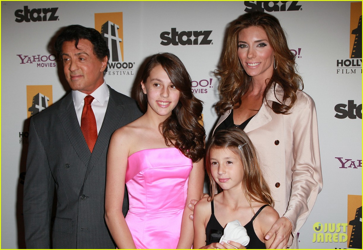 Sylvester Stallone's Daughters Selected as Miss Golden Globe 2017