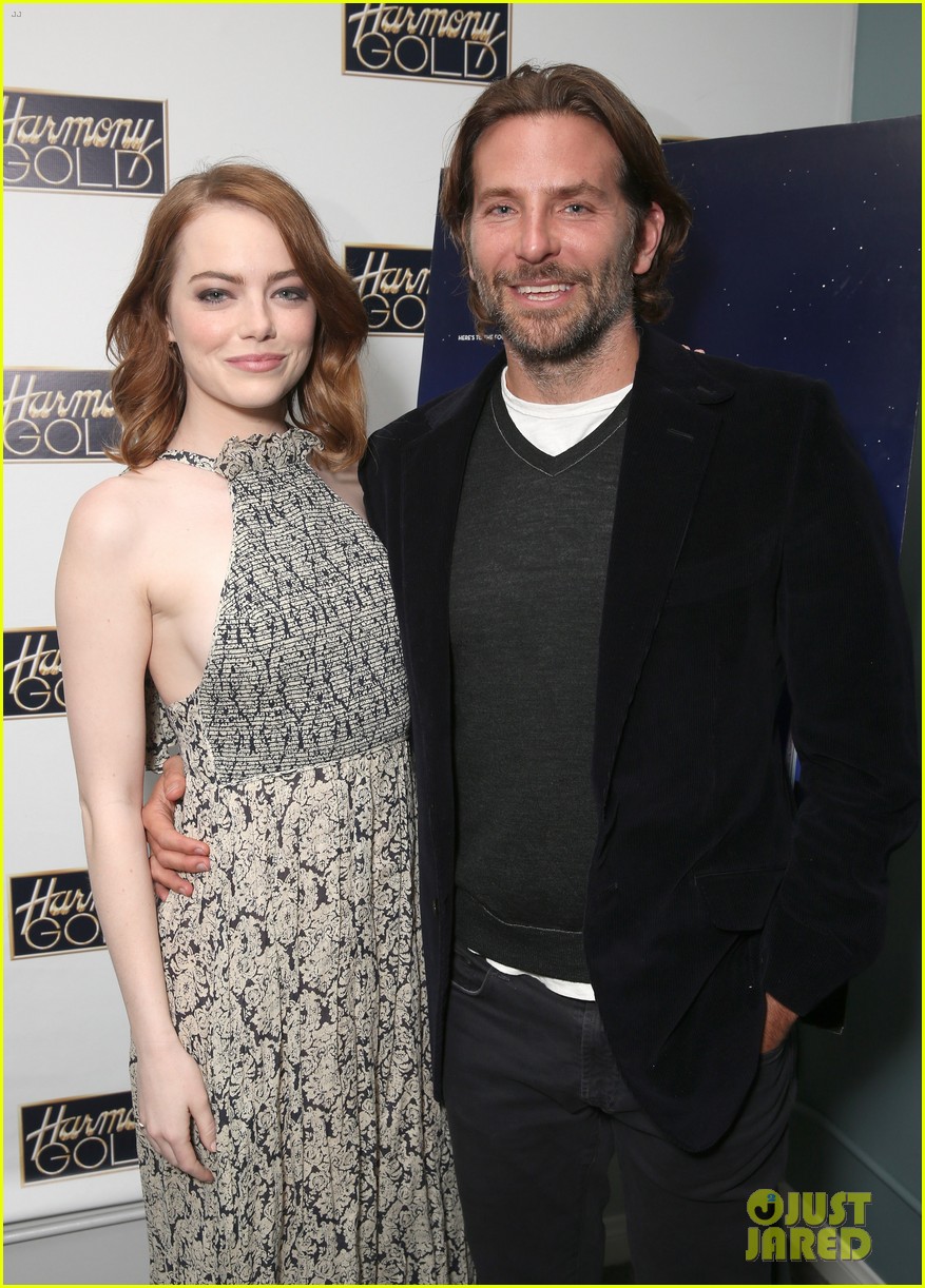 Bradley Cooper Hosts Special Screening For Emma Stone's 'La La Land'!