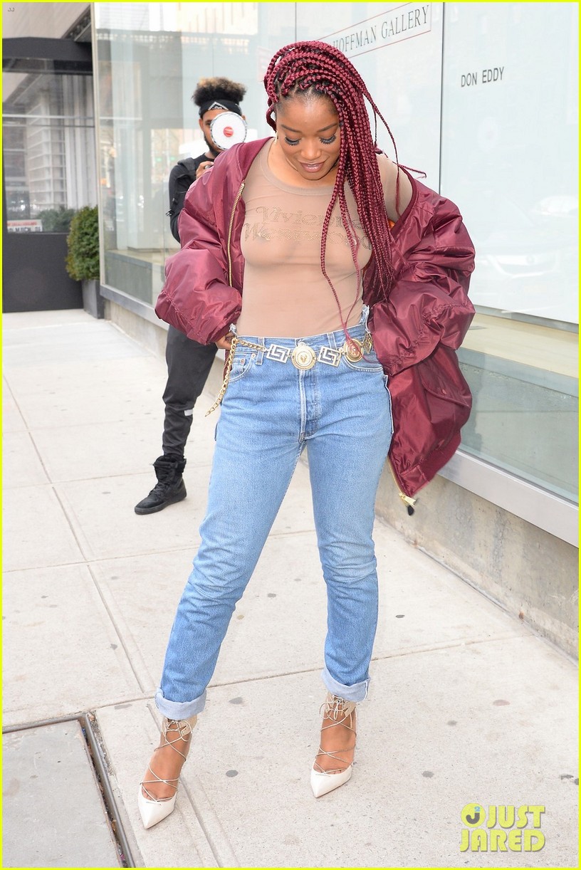 Keke Palmer Puts Nipple Piercings on Display in Sheer Top