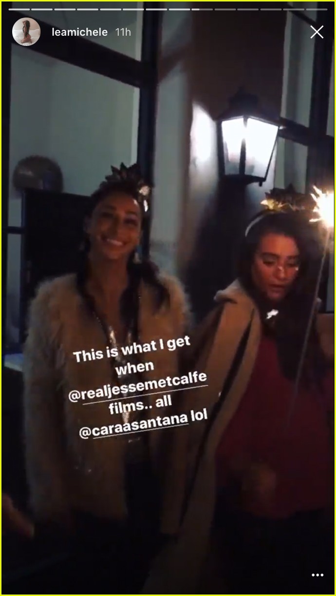 Lea Michele Strips Down to Her Birthday Suit on New Year's Day!