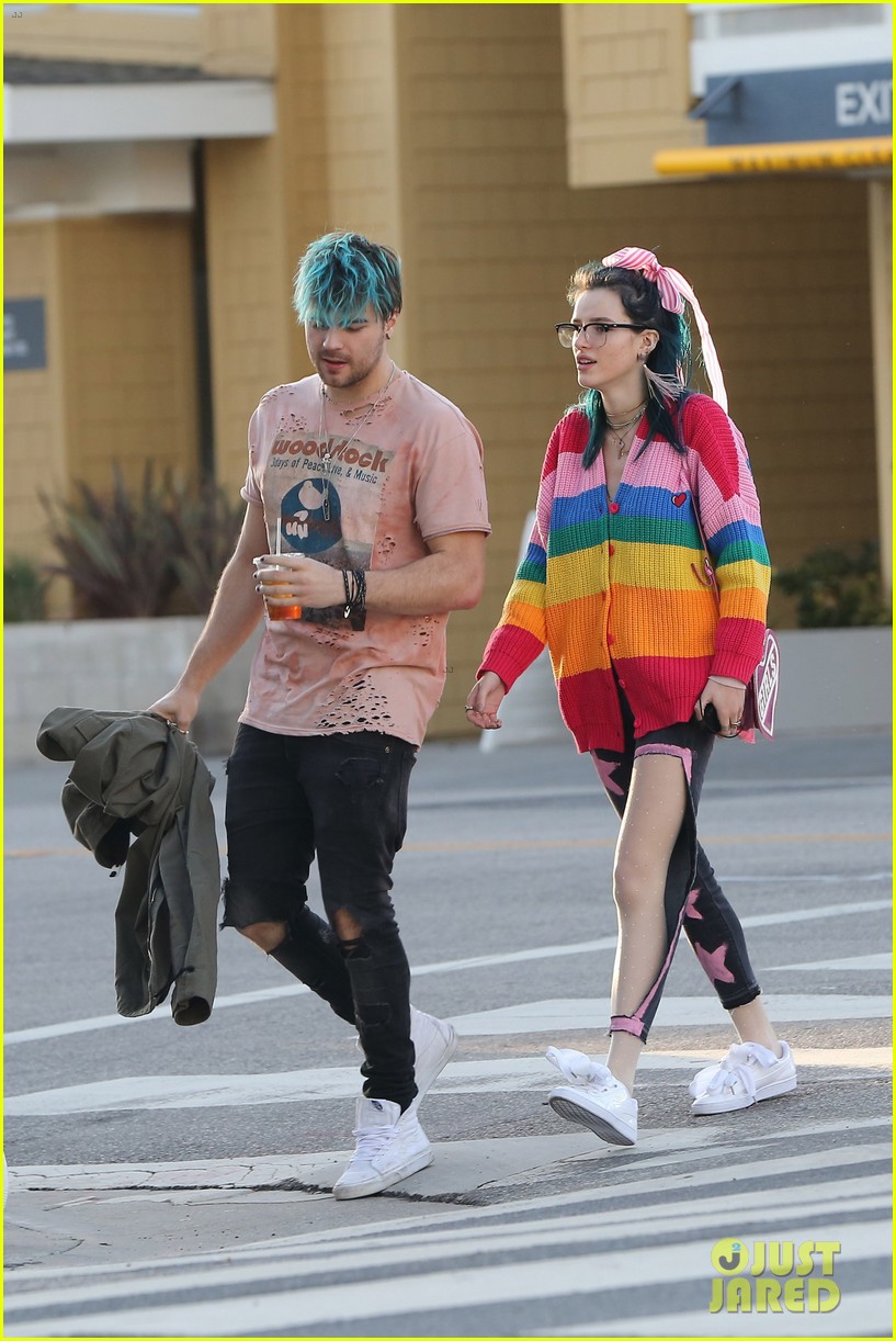 Bella Thorne Jumps for Joy While Hanging With Musician Josh Golden