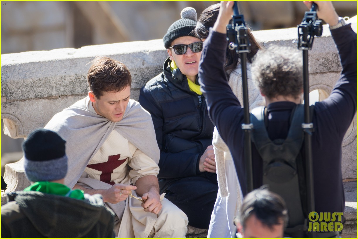 Taron Egerton Spotted as 'Robin Hood' in First Set Photos!