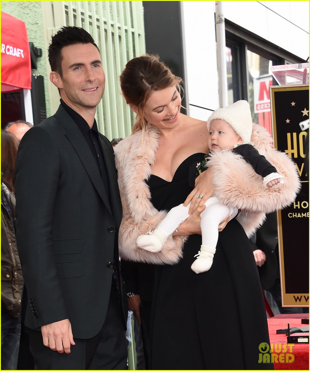 Behati Prinsloo Writes Super Sweet Message for Adam Levine After Walk of Fame Ceremony!