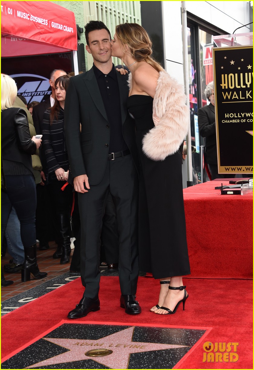 Behati Prinsloo Writes Super Sweet Message for Adam Levine After Walk of Fame Ceremony!