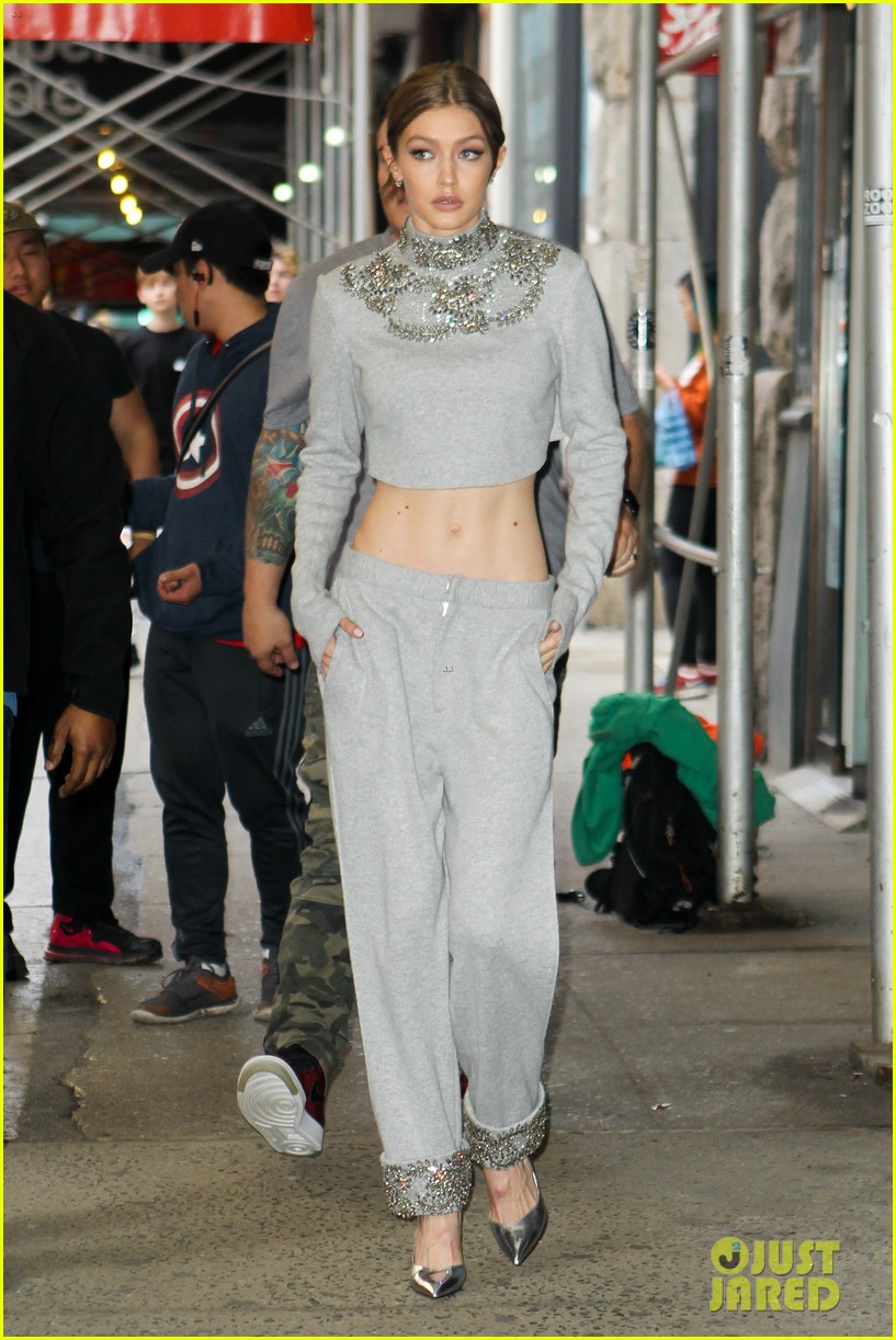 Gigi Hadid Makes Sleepwear Look Super Chic in NYC
