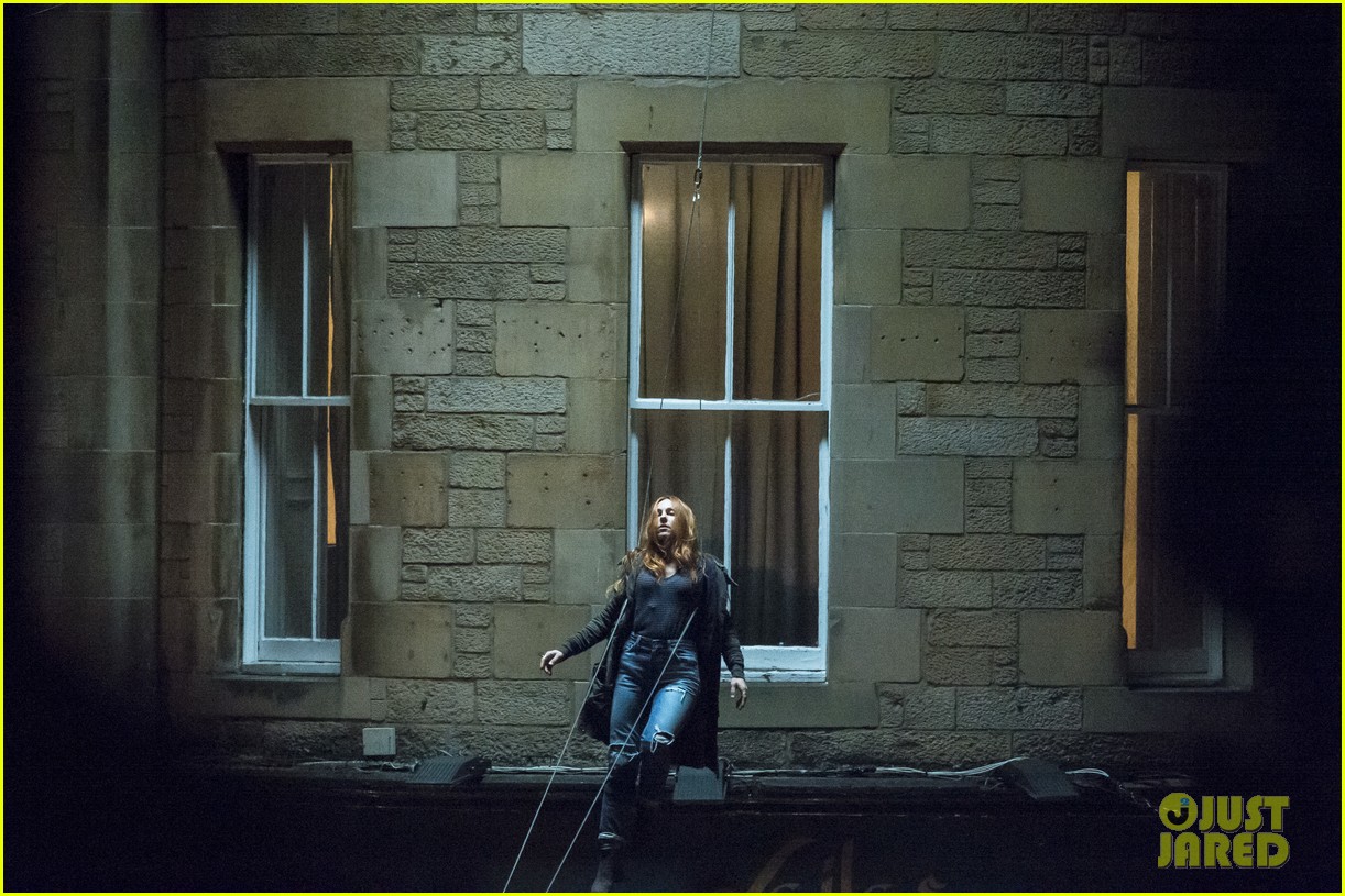 Elizabeth Olsen Performs Stunts for 'Avengers: Infinity War,' Films with Paul Bettany - New Photos!