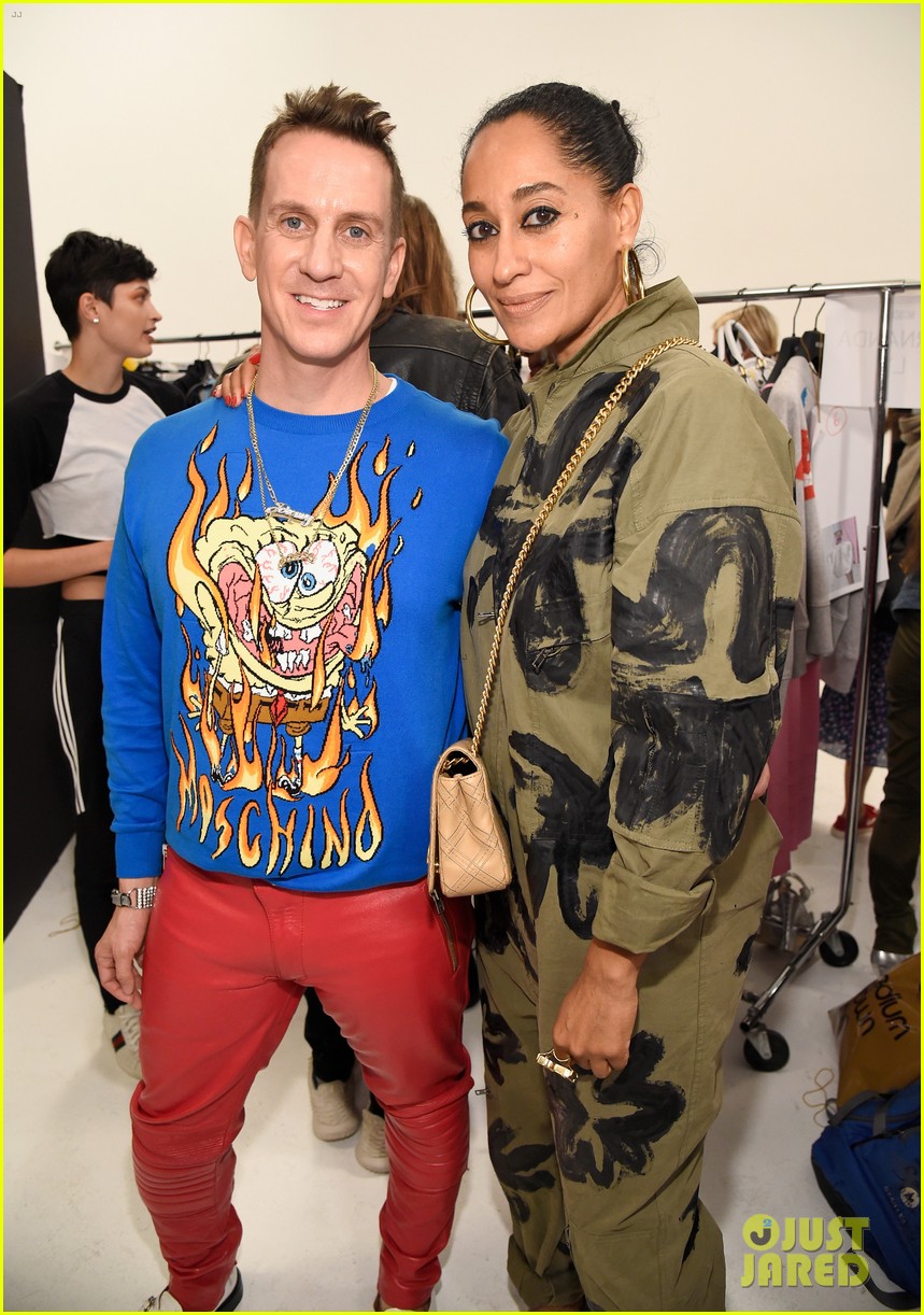 Fergie & Tracee Ellis Ross Wear Jeremy Scott's Designs at Moschino Show!