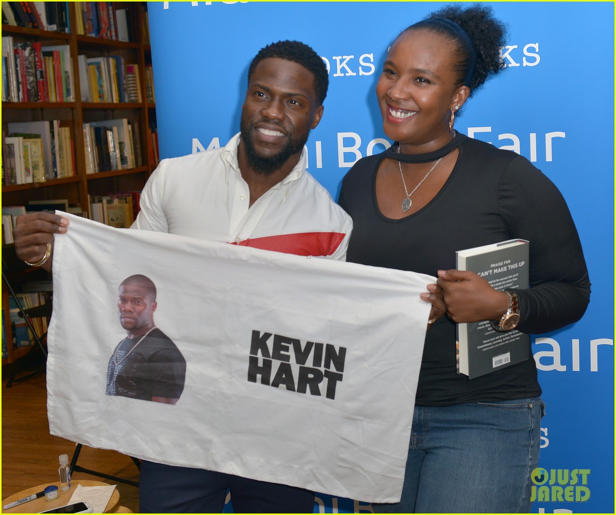 Kevin Hart Promotes His New Book in Miami