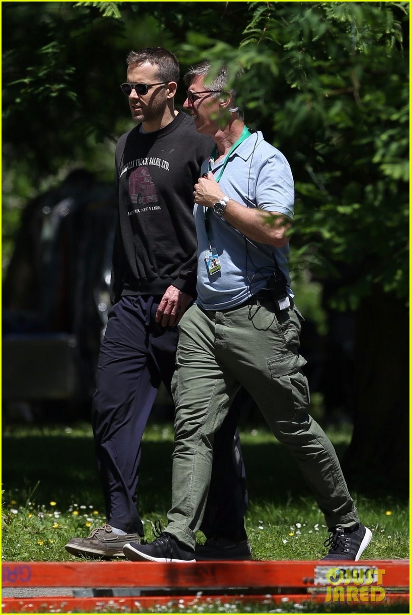Ryan Reynolds' Deadpool Flies Into a Kid's Birthday Party in New Set Photos