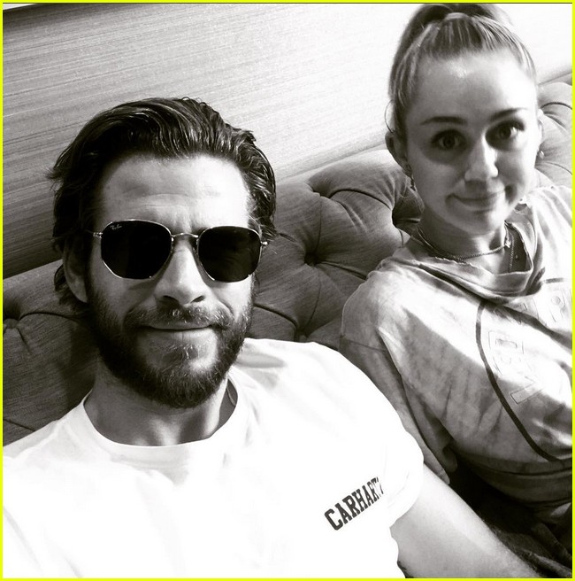 Liam Hemsworth Calls Miley Cyrus His 'Little Angel' in Sweet New Photo!