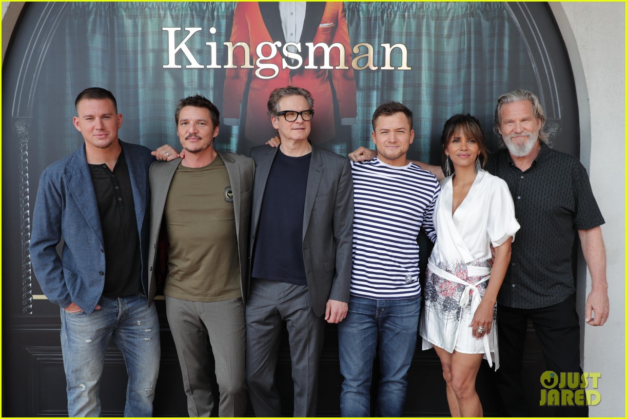 Channing Tatum, Taron Egerton & Halle Berry Kick Off Comic-Con 2017 with 'Kingsman 2' Photo Call!