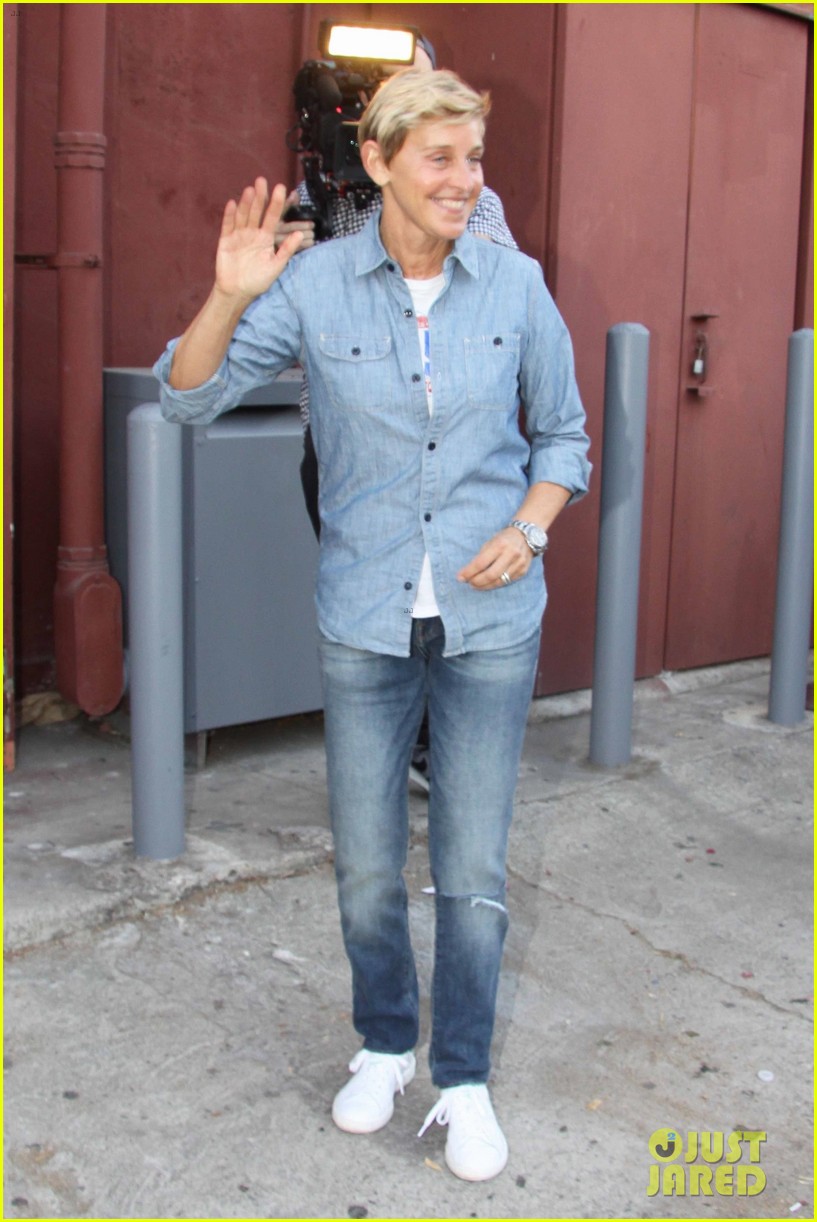 Ellen DeGeneres & Portia de Rossi Hit the Club for Ellen's Comedy Show!