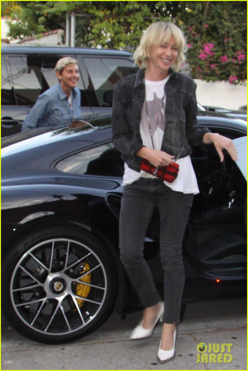 Ellen DeGeneres & Portia de Rossi Hit the Club for Ellen's Comedy Show!