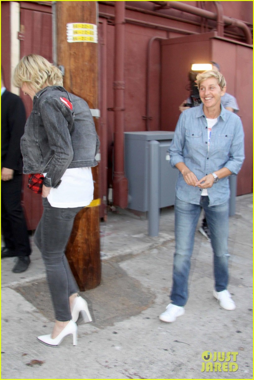 Ellen DeGeneres & Portia de Rossi Hit the Club for Ellen's Comedy Show!