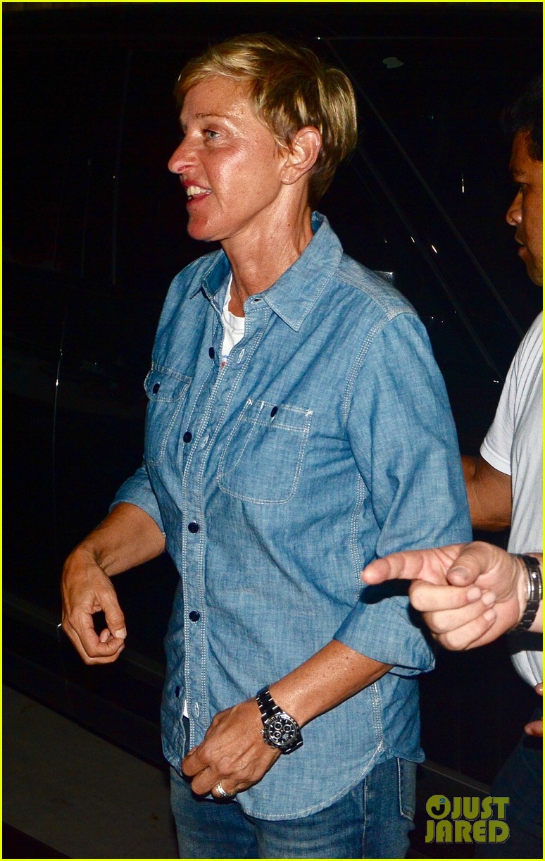 Ellen DeGeneres & Portia de Rossi Hit the Club for Ellen's Comedy Show!