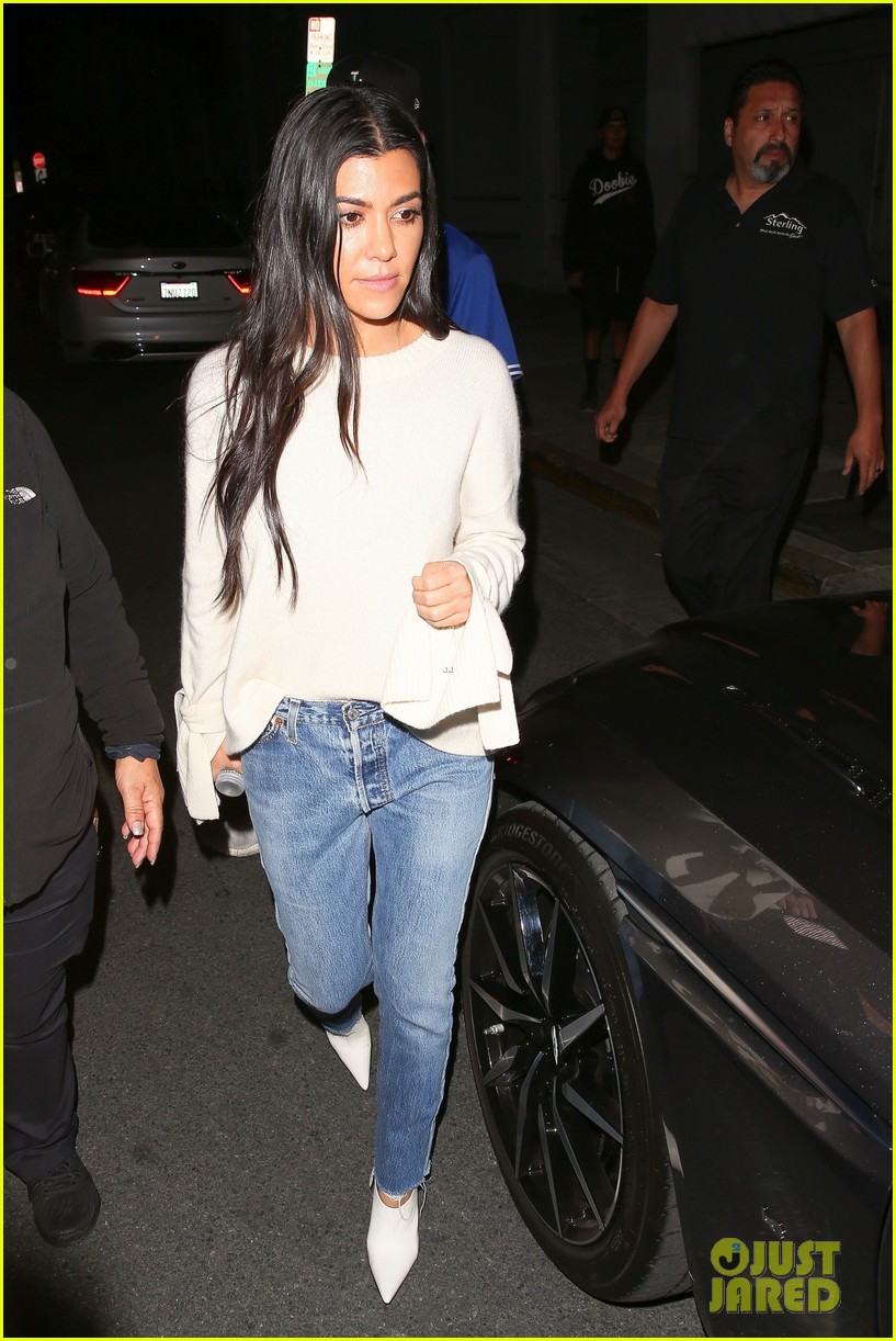 Kourtney Kardashian Looks Trendy While Heading to Church!