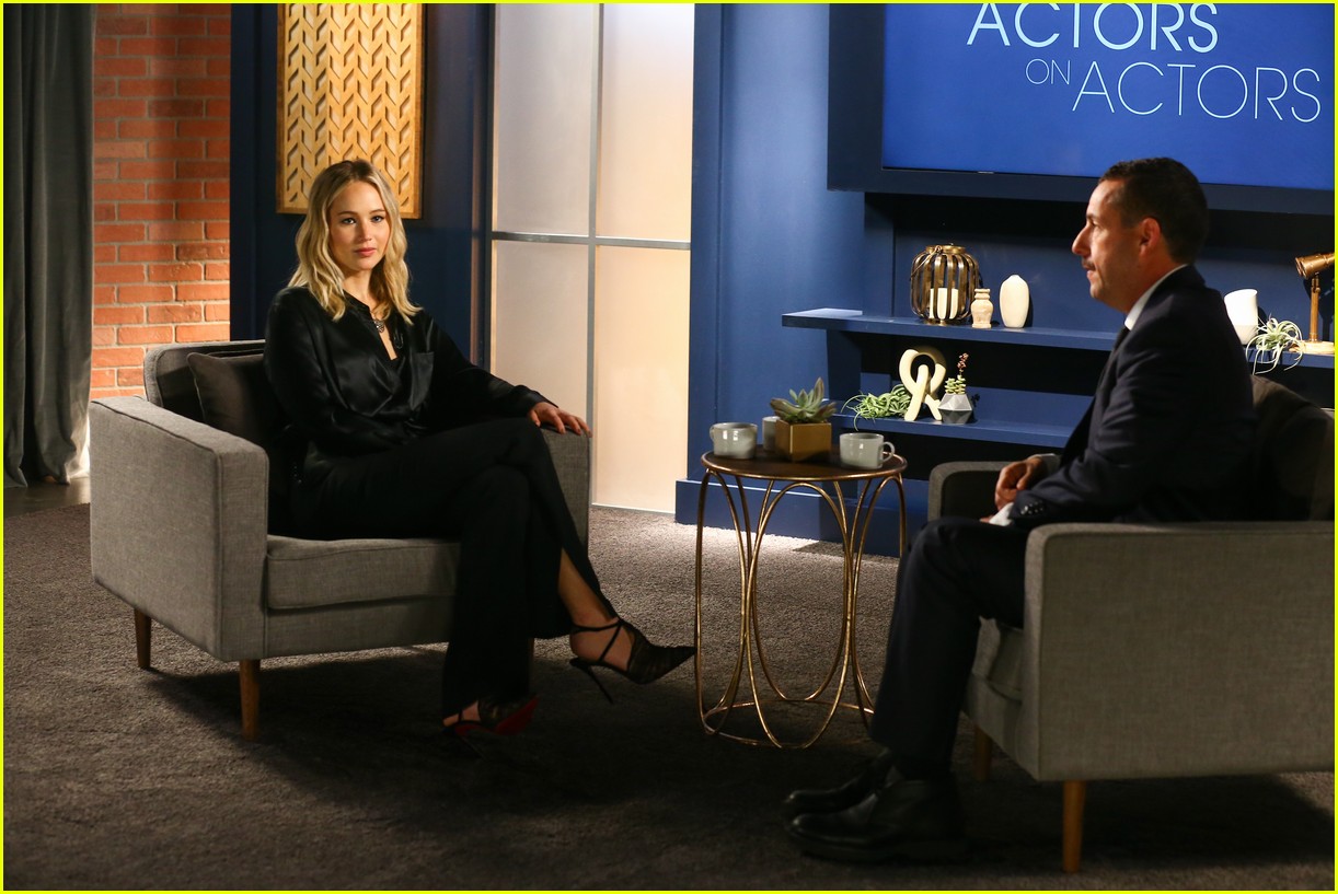 Jennifer Lawrence Tells Adam Sandler Why She's 'Rude' to Fans