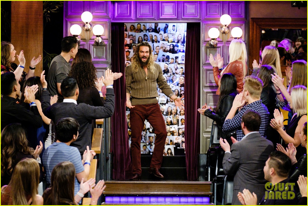 Jason Momoa Gushes About Lisa Bonet on 'Late Late Show': 'I'm A Full-Fledged Stalker'