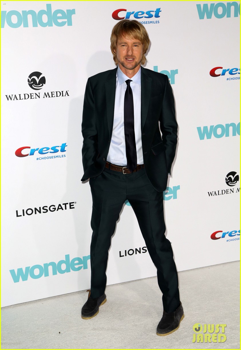 Owen Wilson & Jacob Tremblay Suit Up for 'Wonder' Premiere - Watch Trailer!