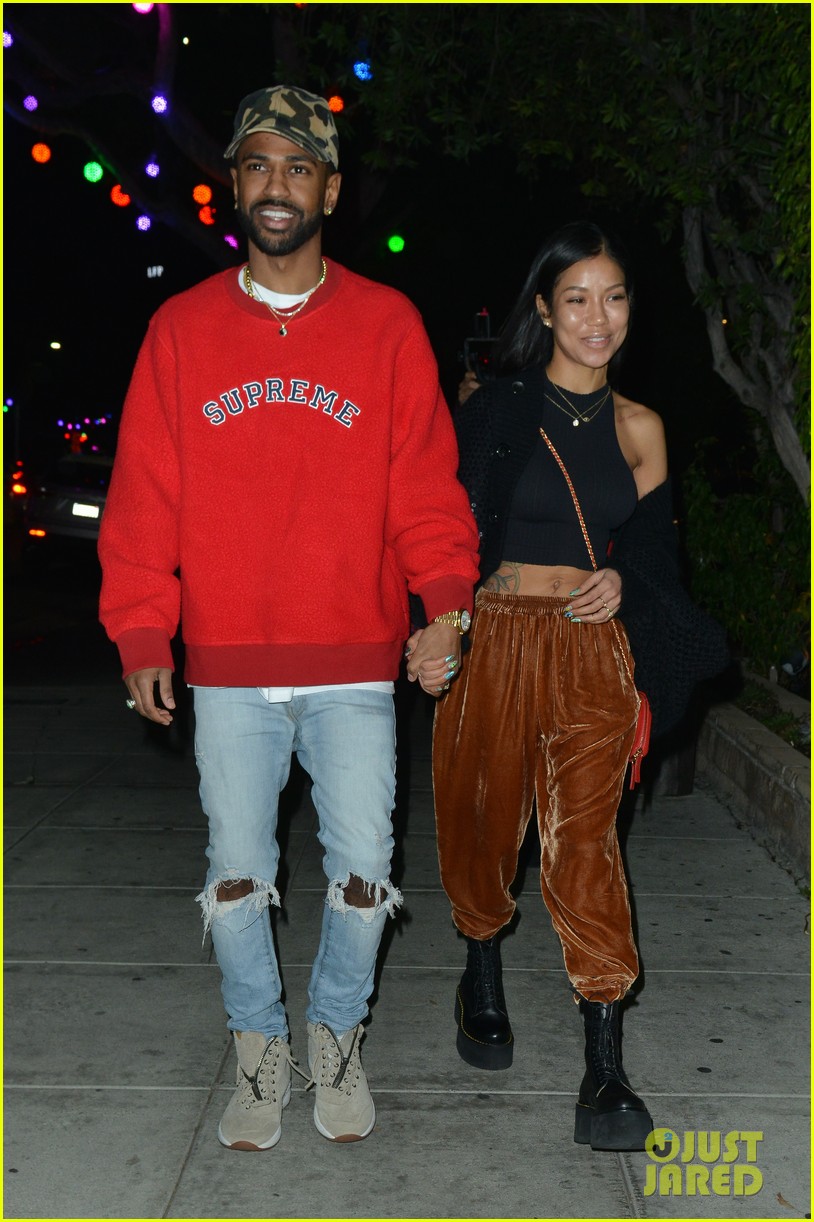 Big Sean & Girlfriend Jhene Aiko Step Out for Sushi Dinner Date