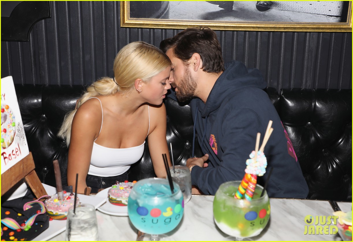 Scott Disick & Sofia Richie Kiss for the Cameras at Art Basel