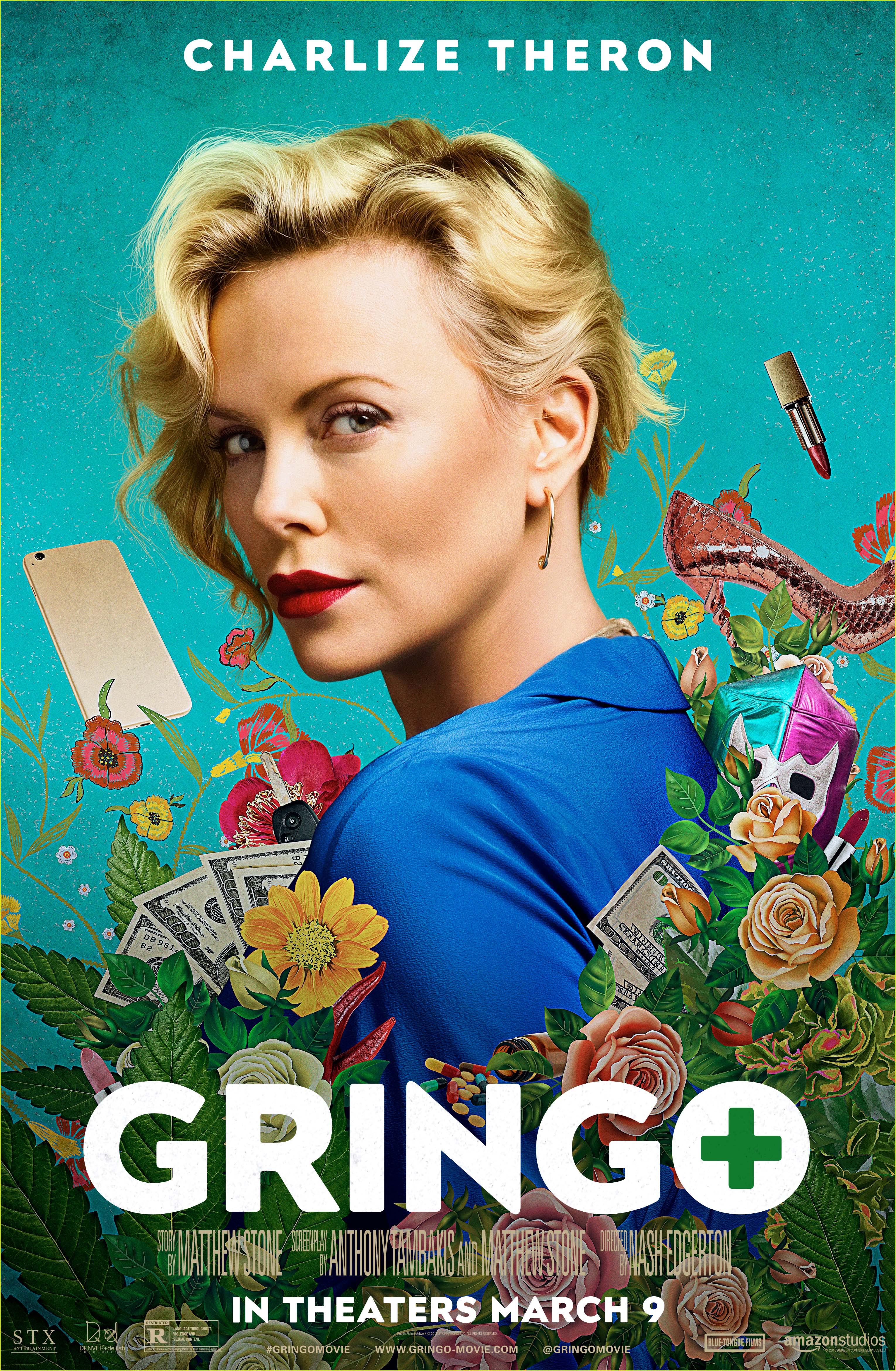 Charlize Theron, David Oyelowo, & Joel Edgerton Star in New 'Gringo' Posters!