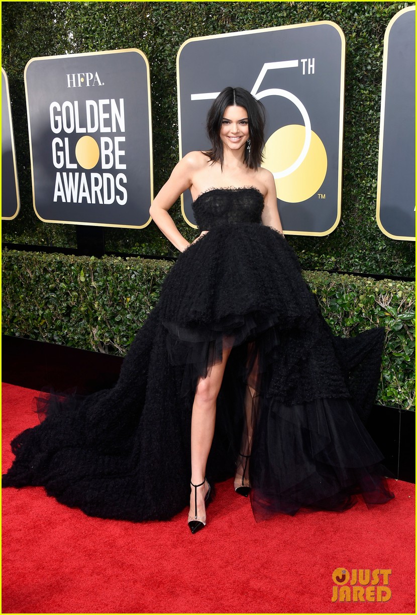 Kendall Jenner Responds to Critics of Her Acne at Golden Globes