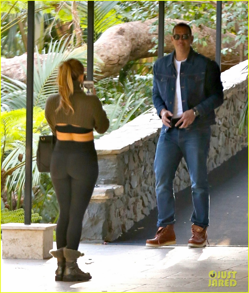 Jennifer Lopez Shows Some Skin During Day Date With Alex Rodriguez - See Pics!