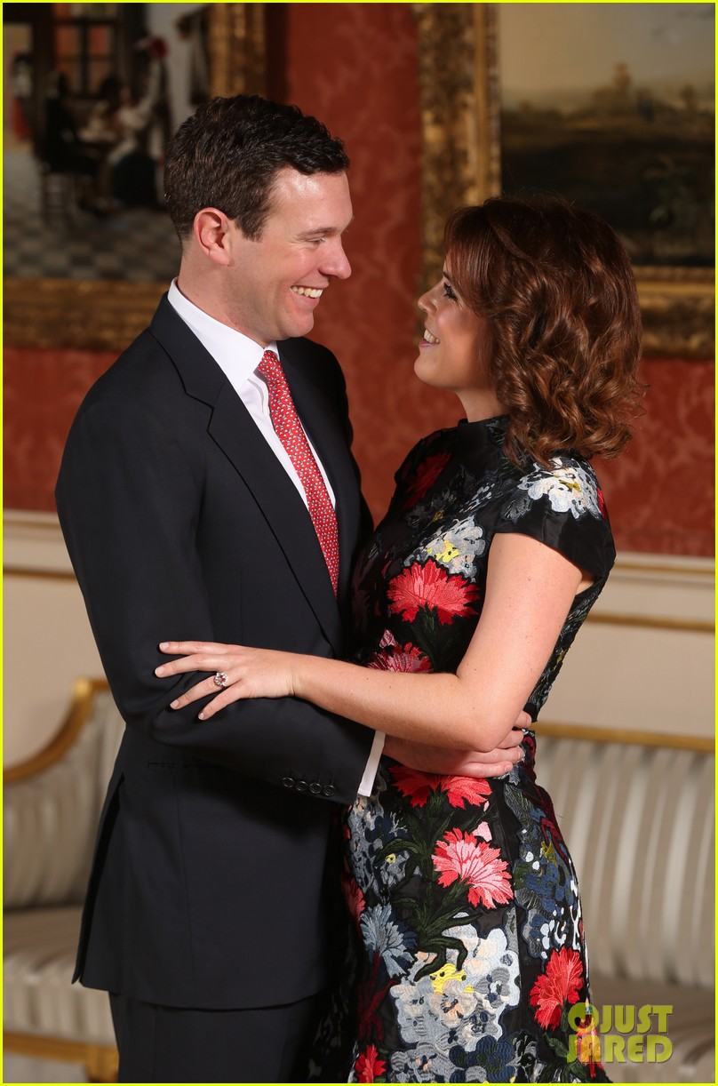 princess eugenie engagement dress Princess Eugenie royal wedding: Royal wears 1,200 Erdem dress for engagement portraits with fianc Jack