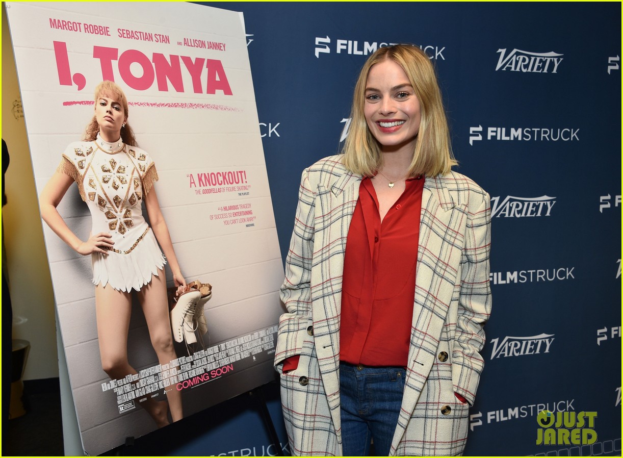 Margot Robbie Joins 'I, Tonya' Co-Stars Allison Janney & Sebastian Stan at Screening