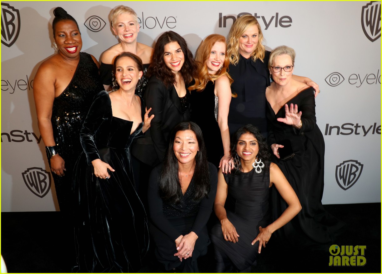 'Time's Up' Pioneers Pose Together at Golden Globes After Party