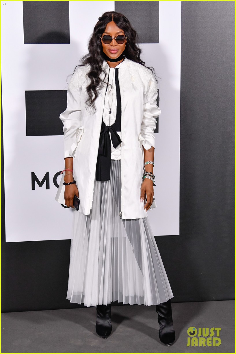 millie bobby brown moncler dress Joins John Boyega & Naomi Campbell at Fashion Show | Just Jared millie bobby brown blue dress
