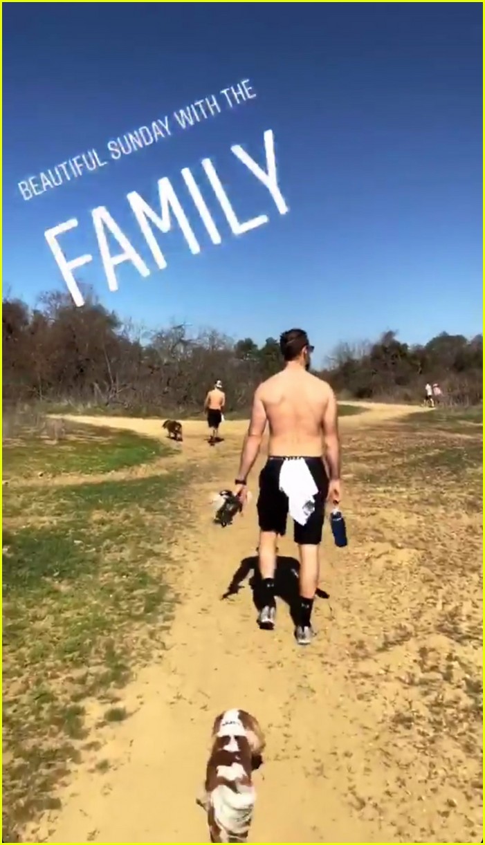 Julianne Hough Climbs Trees with Her Shirtless Hubby & Brother